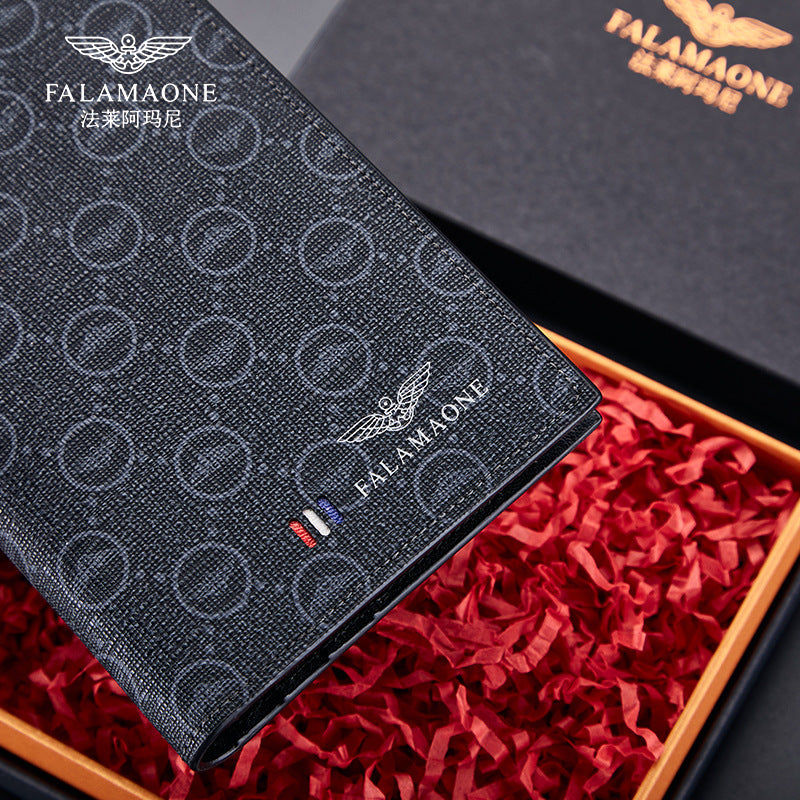 Falley Armani Men's Long Wallet - Gift for Father, Husband, Birthday or Valentine (Qixi Festival)