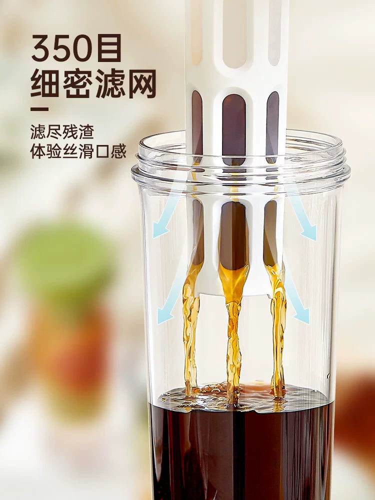 Kawashimaya qəhvə soyuq dəmləmə qazanı məişət soyuq dəmləmə şüşəsi soyuq dəmləmə meyvə çaydanı soyuq söndürülmüş buz damcı qazanı buz dəmləmə qazanı soyuq dəmləmə fincanı