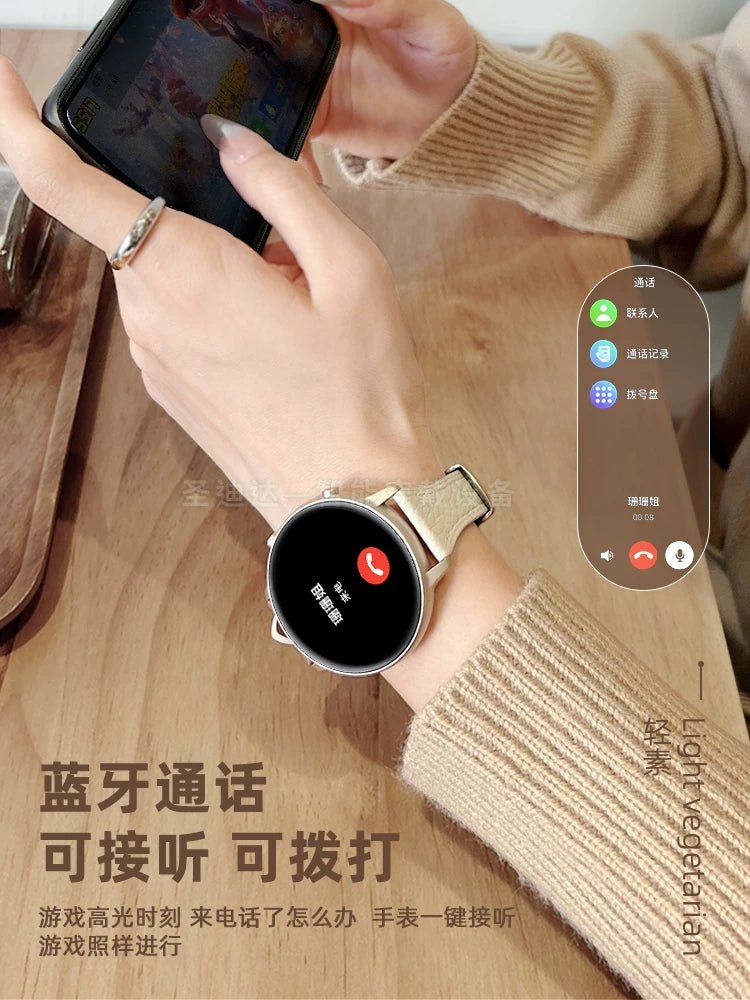 Ağıllı Saat Qızlar Yeni Bluetooth Zəng Ödəniş Qoşulma Kəməri Maillard Wind Smartfonlar üçün Uyğundur