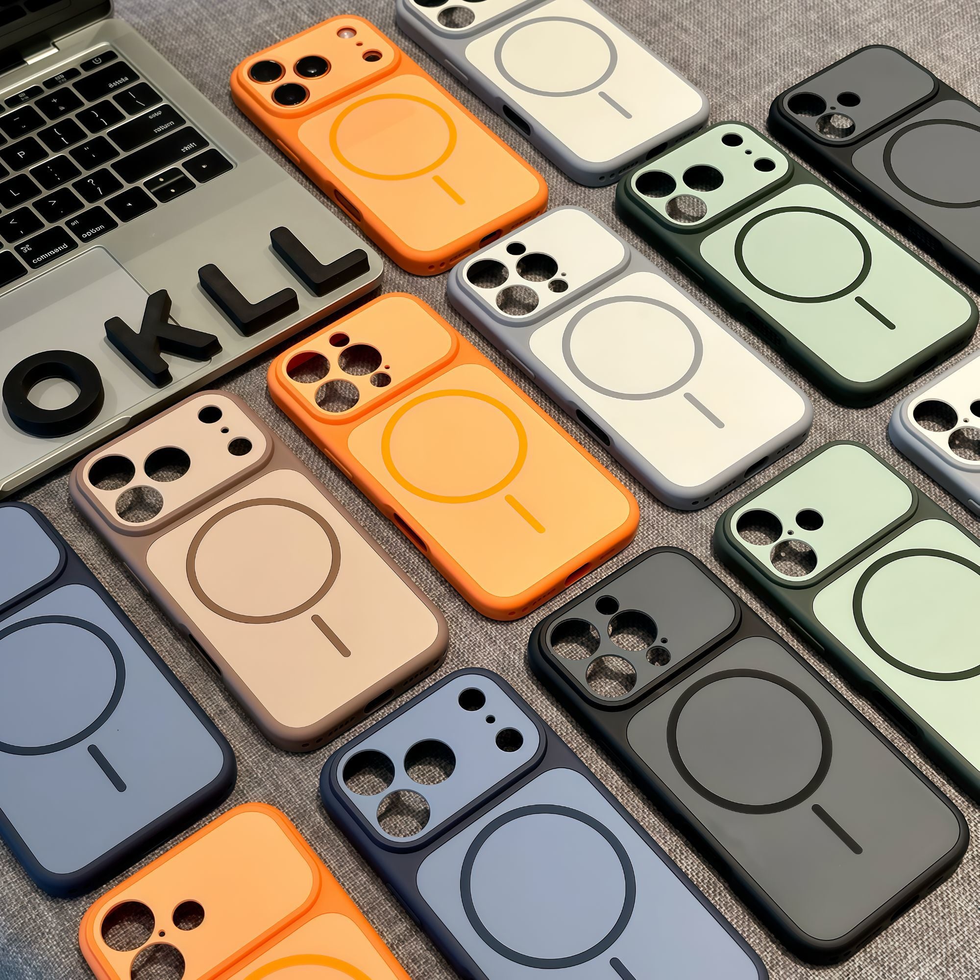 İkinci dəyişiklik 17 maqnitli Apple 17promax cib telefonu qabı iphone16pro sadə dəri hiss iki rəngli ikisi birdə 15pm hər şey daxil silikon anti-düşmə 14/13/12p qoruyucu örtük 11 yüksək səviyyəli niş