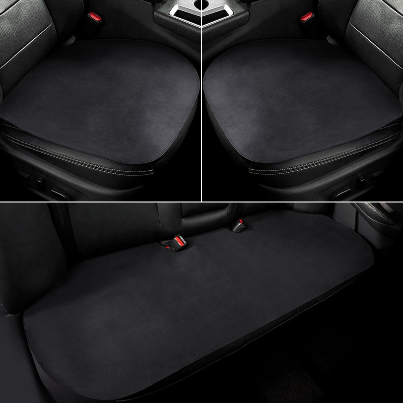 2025 Yeni Avtomobil Yastığı Tək Parça Qış Zamşa Oturacaq Yastığı Bütün İl Boyu Neytral Fantastik Arxa Oturacaq Yastığı