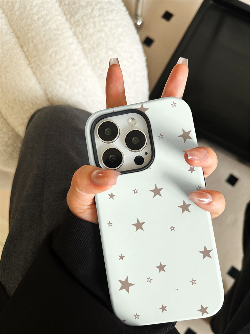 Nanə yaşıl beşguşəli ulduz Apple 17promax cib telefonu qutusu iphone16pro filmi maqnit tutucu fərdiləşdirilmiş Huawei P80 Xiaomi 15 niş vivo düşməyə qarşı qoruyucu qabıq oppo ziddiyyətli rəng