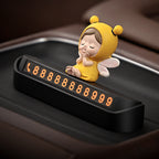 Elf Avtomobil Müvəqqəti Dayanacaq İşarəsi Avtomobil Avtomobil Hərəkət edən Telefon Nömrəsi İşarəsi Sevimli İnteryer Qızlar üçün Dekorasiya Təchizatları