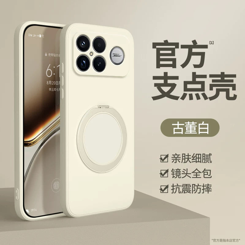Redmi K90 mobil telefon qutusu üçün uyğundur RedmiK90ProMax dayaq qutusu stendli qoruyucu örtük Redmi Xiaomi yeni lens hər şey daxil olmaqla, düşmə əleyhinə Pro kişi və qadın Max silikon seriyalı xüsusi çanta