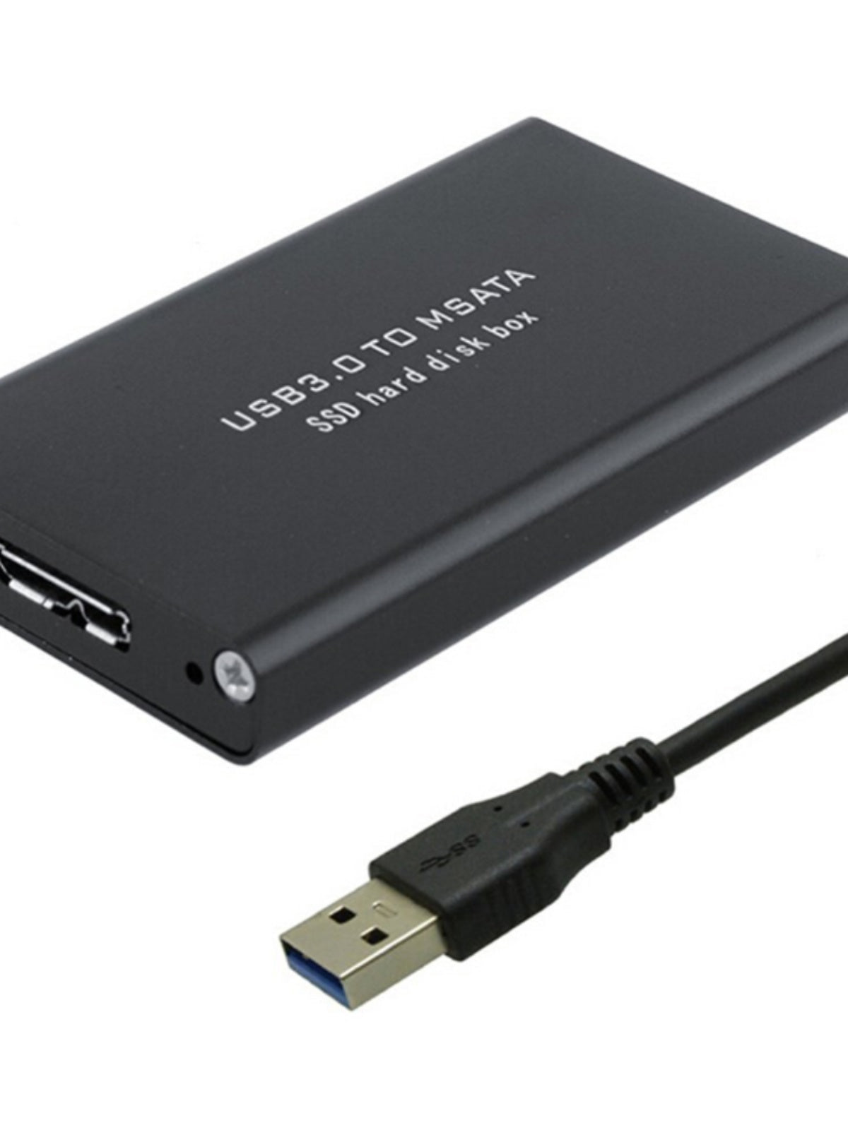 MSATA-dan USB3.0-a mobil sərt disk qutusu MSATA SSD bərk hal sürücüsündən USB3.0 ötürmə qutusuna U disk