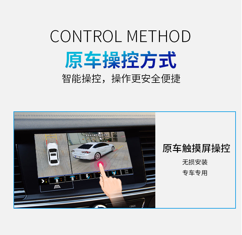 2024 BMW X1, X5, X3 və 5 Seriyaları üçün Xüsusi 360° Panoramik Geriyə İzləmə Kamerası (5D Ultra HD)