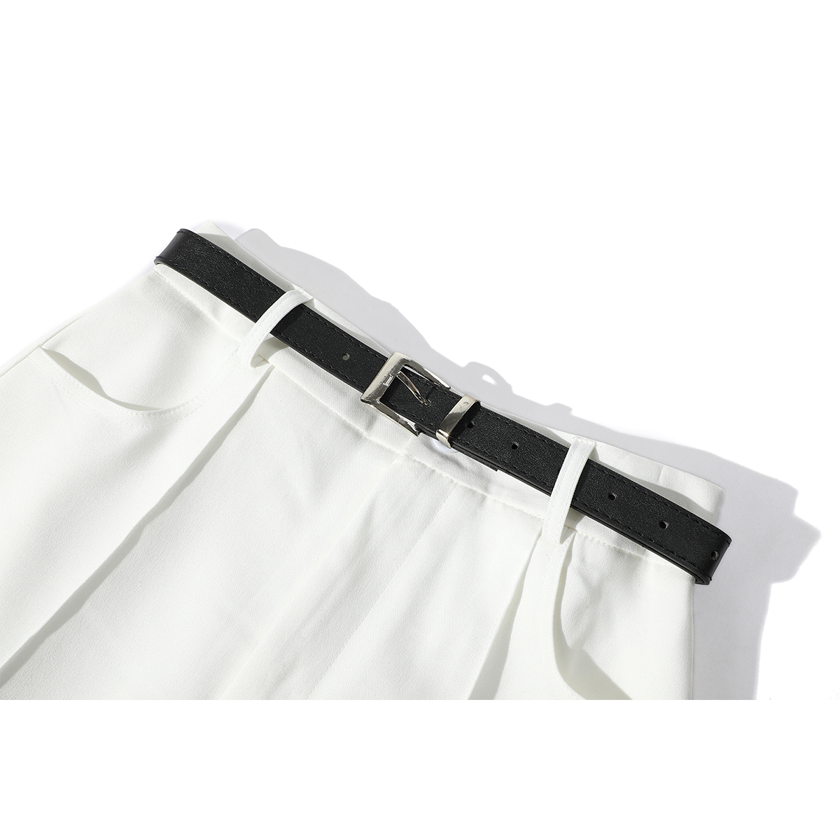 Cholisa-nın qadınlar üçün super şirin və unikal ağ A-xəttli ətəyi, yaz üçün mükəmməldir, şirin, yüksək belli, bədən quruluşuna malik dizaynla.