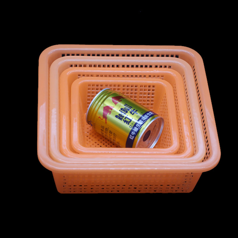 Kvadrat plastik səbət kiçik kvadrat ələk mətbəx yan yemək uşaq bağçası saxlama səbəti mətbəx meyvə və tərəvəz səbəti paylama səbəti