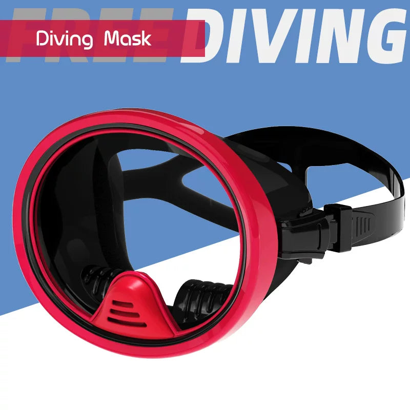 Böyüklər üçün geniş görünüş sahəsi snorkeling gözlükləri tam quru şnorkel üzgüçülük suya davamlı maska balıqçılar gözlükləri drenaj klapan çıxış klapan