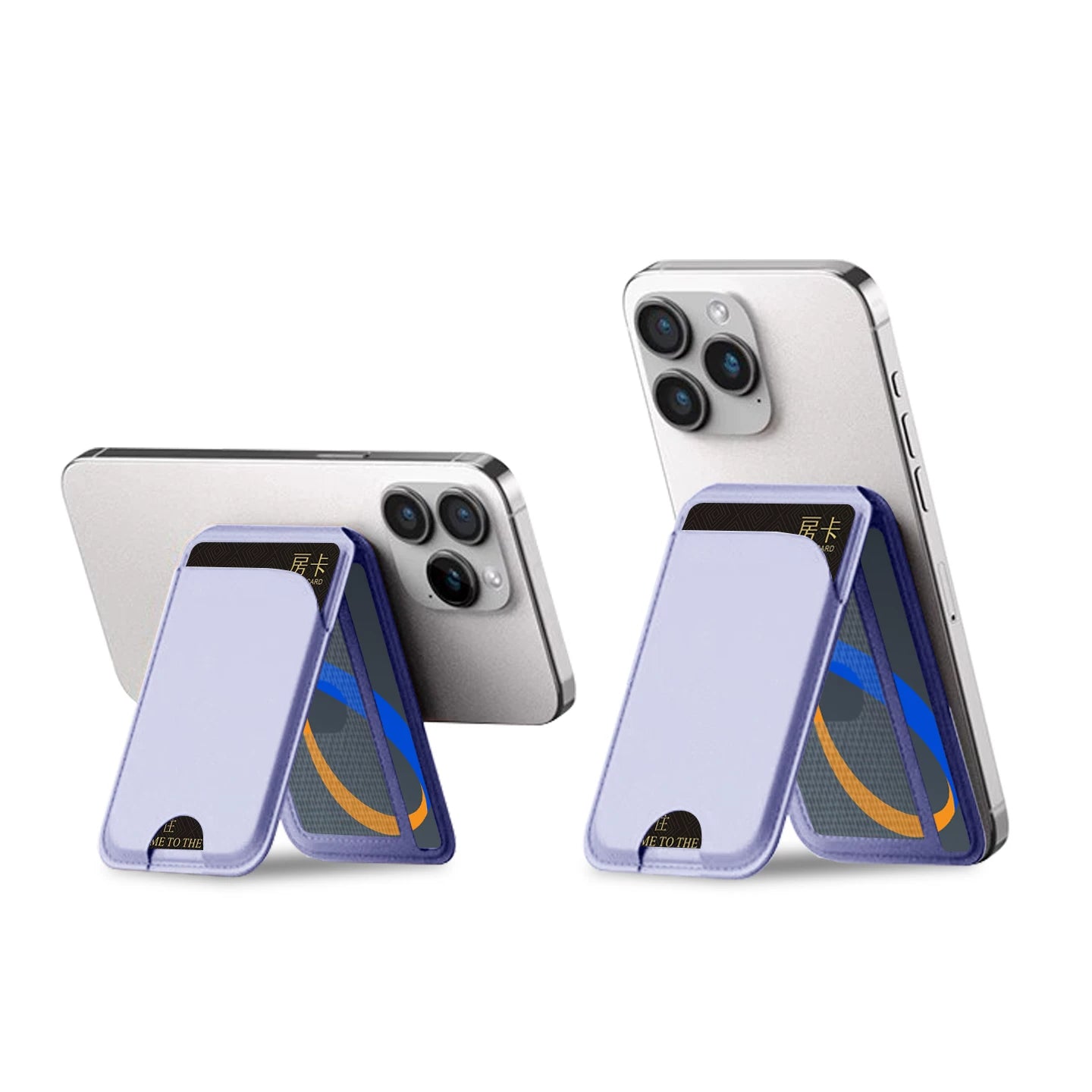 2025 Yeni Magsafe Kart Tutucu Maqnit Telefon Stendi Masaüstü Qatlanan Portativ Arxa Etiket Çoxfunksiyalı Aksesuar