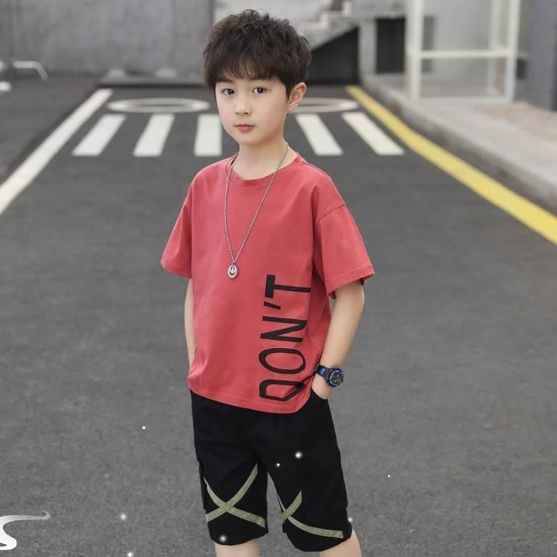 Uşaq oğlan uşaqları Körpə körpə futbolkası Şortlar Geyimlər Körpə oğlanlar