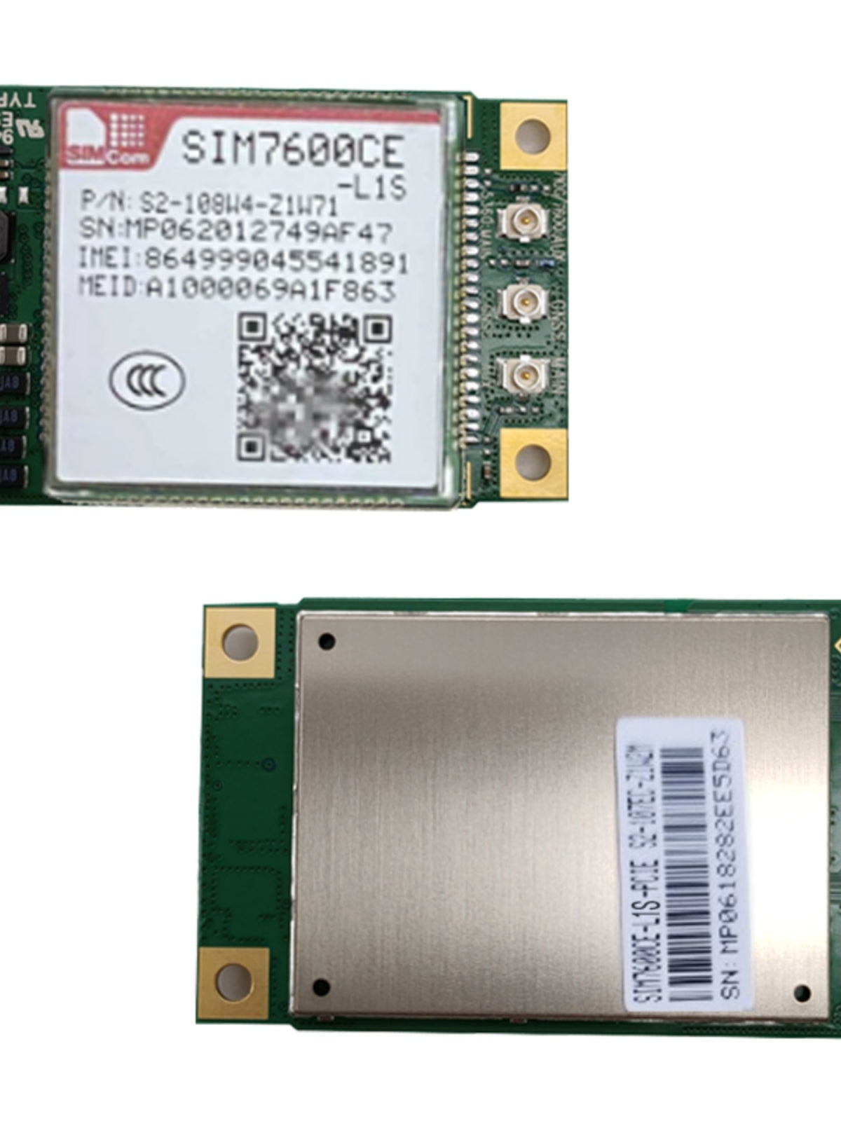 SIM7600CE-T SIM7600CE-M1S SIM7600CE-L1S PCIE modul 4G yeni orijinal
