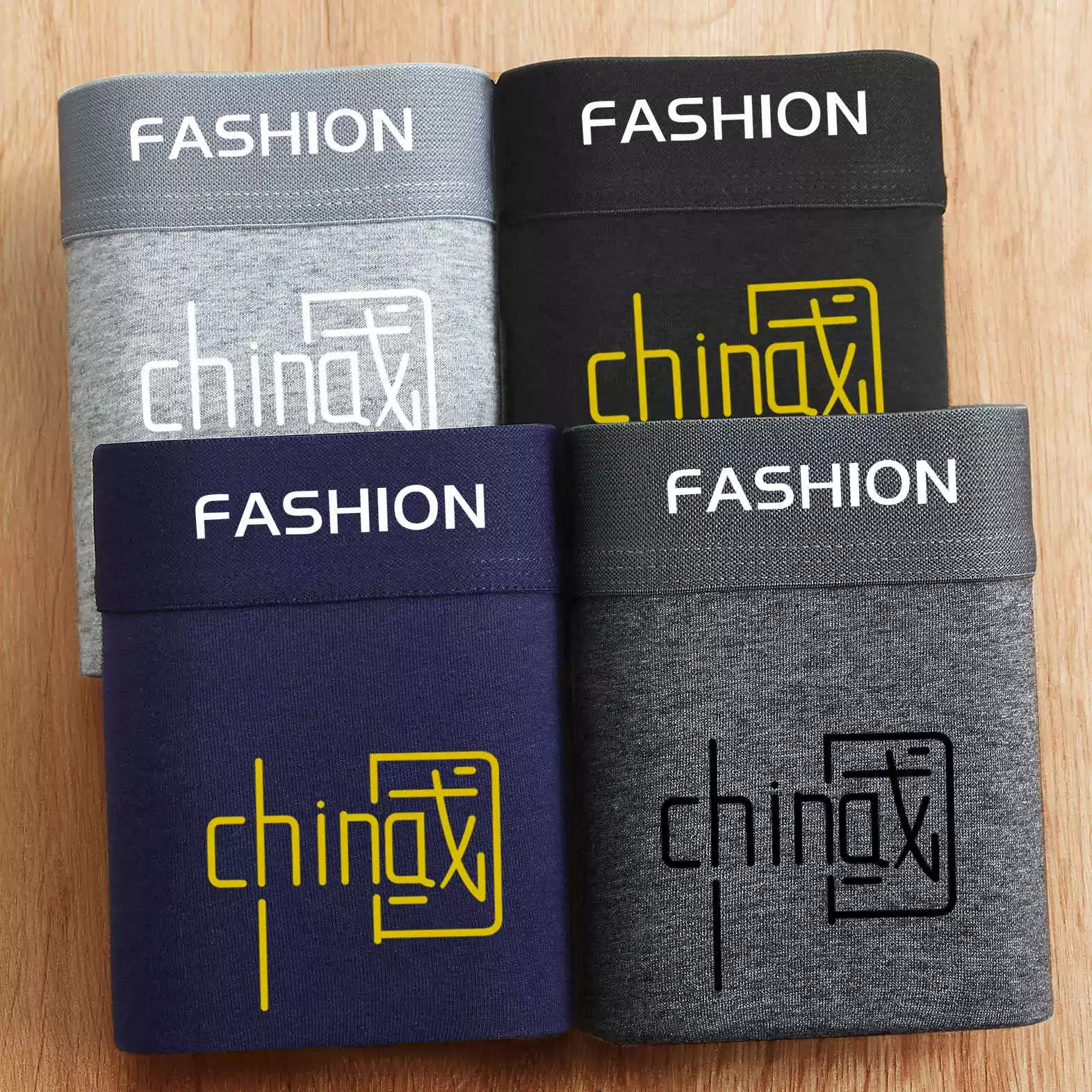 4 ədəd kişi boksçu şortları, modal təmiz pambıqdan hazırlanmış, antibakterial, nəfəs alan, dörd künclü, dəbli.