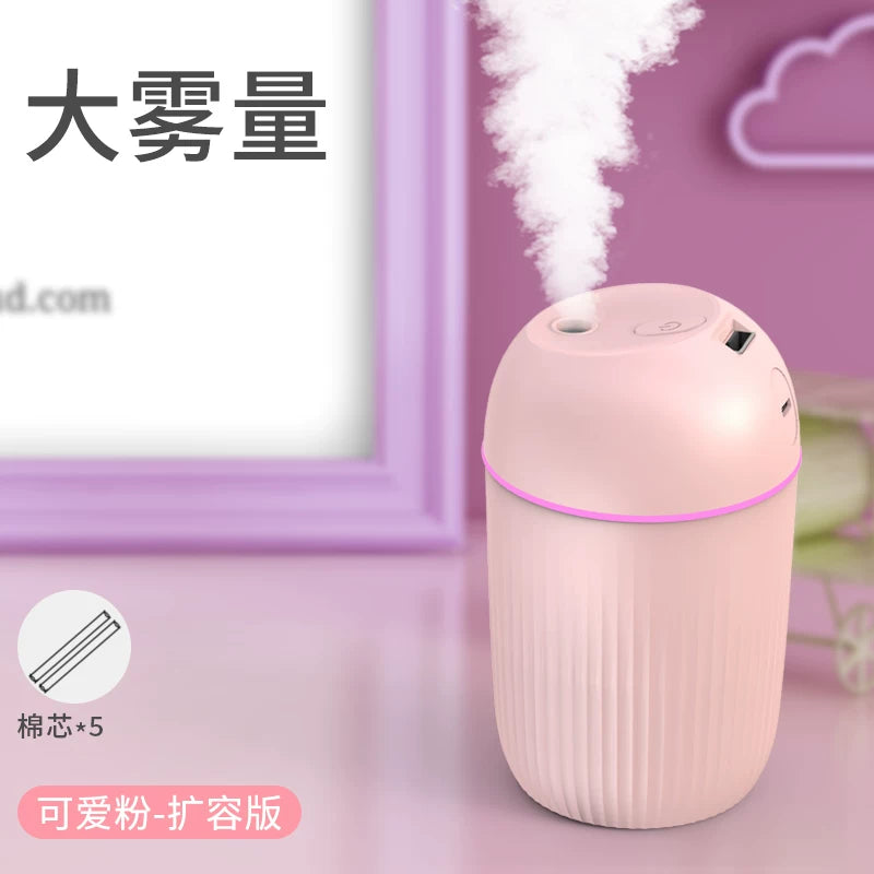 Nəmləndirici usb mini kiçik səssiz ev yataqxanası avtomobil kondisionerli otaq tələbə ventilyator aromaterapiya efir yağı ofis masa üstü portativ sprey havanı təmizləyən üz internet məşhur