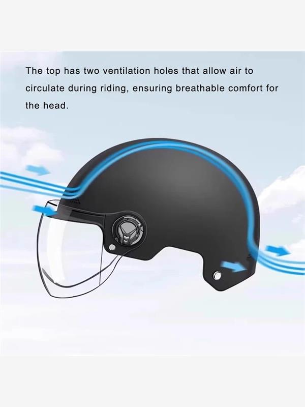 Kişilər üçün Motosiklet Dəbilqəsi Qadınlar üçün Klassik Retro Scooter Vintag