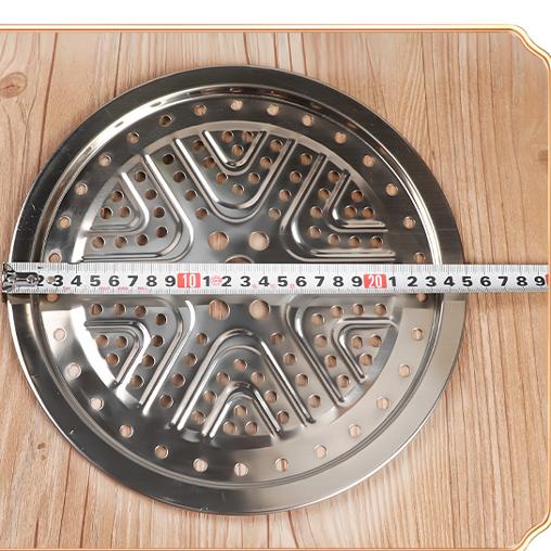 Buxarlayıcı paslanmayan poladdan hazırlanmış buxar vərəqi 304 wok ızgara pərdəsi buxar qabı buxar torlu torpaq sobası buxarlanan boşqab buxarxana arakəsmələri məişət buxarlama çarxı