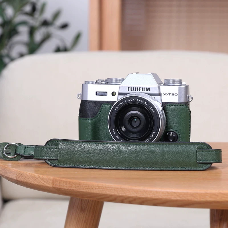 Fujifilm XS20 qoruyucu örtük XT30 üçüncü nəsil ikinci nəsil XT50X100viXm5 kamera çantası baza aksesuarları əsl dəri örtük