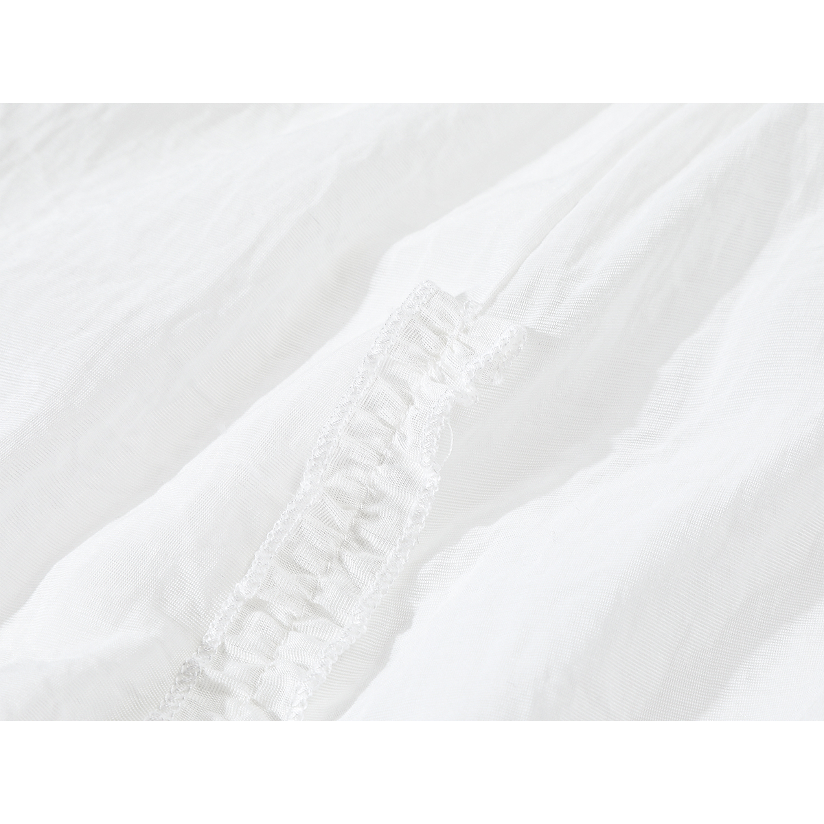 Cholisa'nın niş dizaynı, axıcı ağ A-xəttli midi ətək, qadın yay nazik, qeyri-müntəzəm yüksək belli ətək