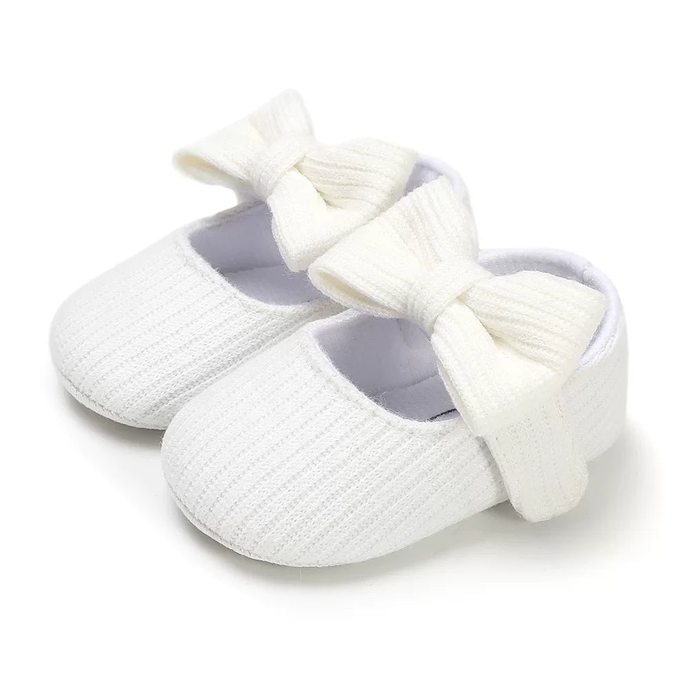Bahar Payız Uşaq Ayaqqabıları Solid Rəng Baby Girls Prewalker An