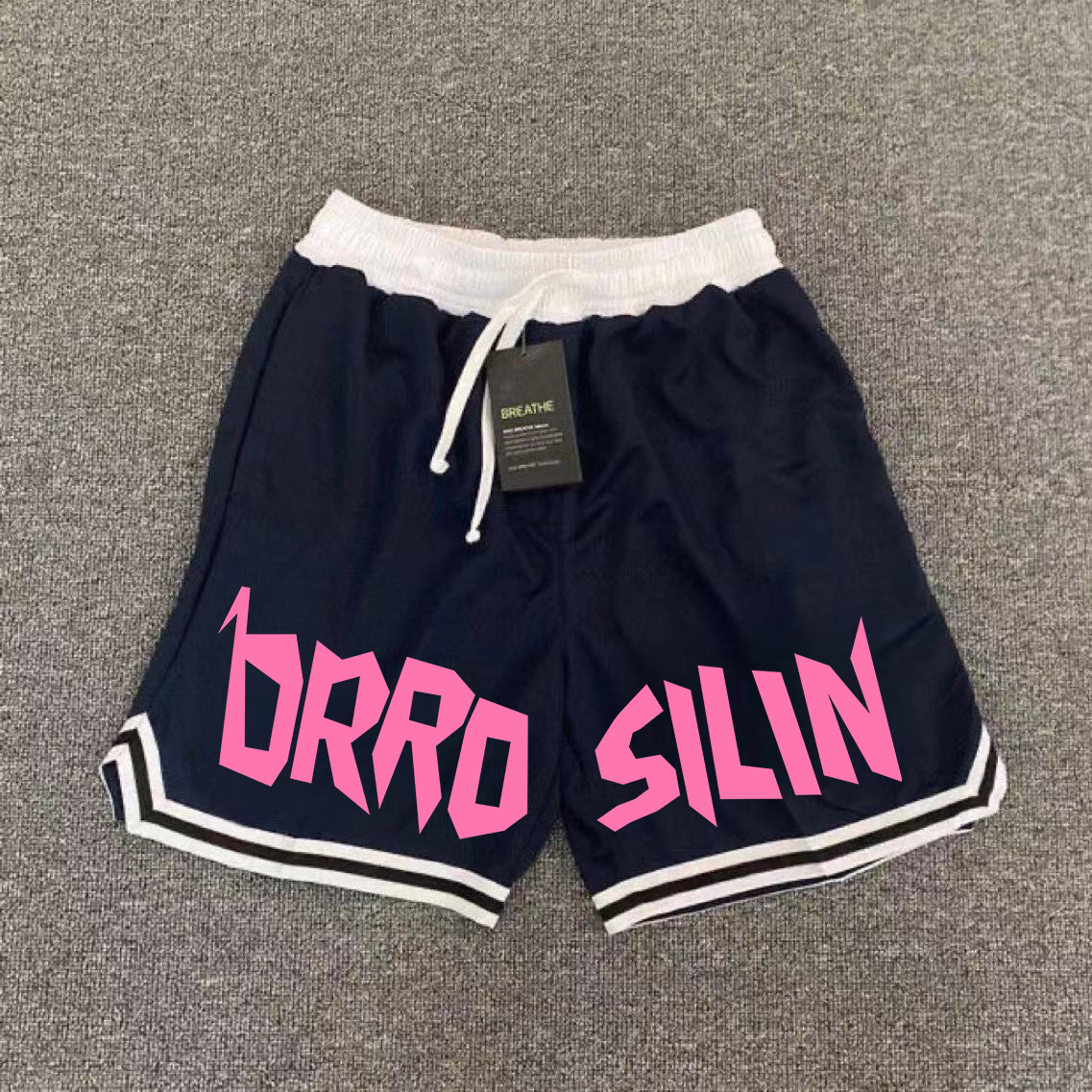 Amerikanın yeni moda markası yüksək küçə basketbolu tez quruyan oğlanlar üçün təsadüfi yay şortları boş idman şalvarları beş dörddəbir şalvar top şalvarları