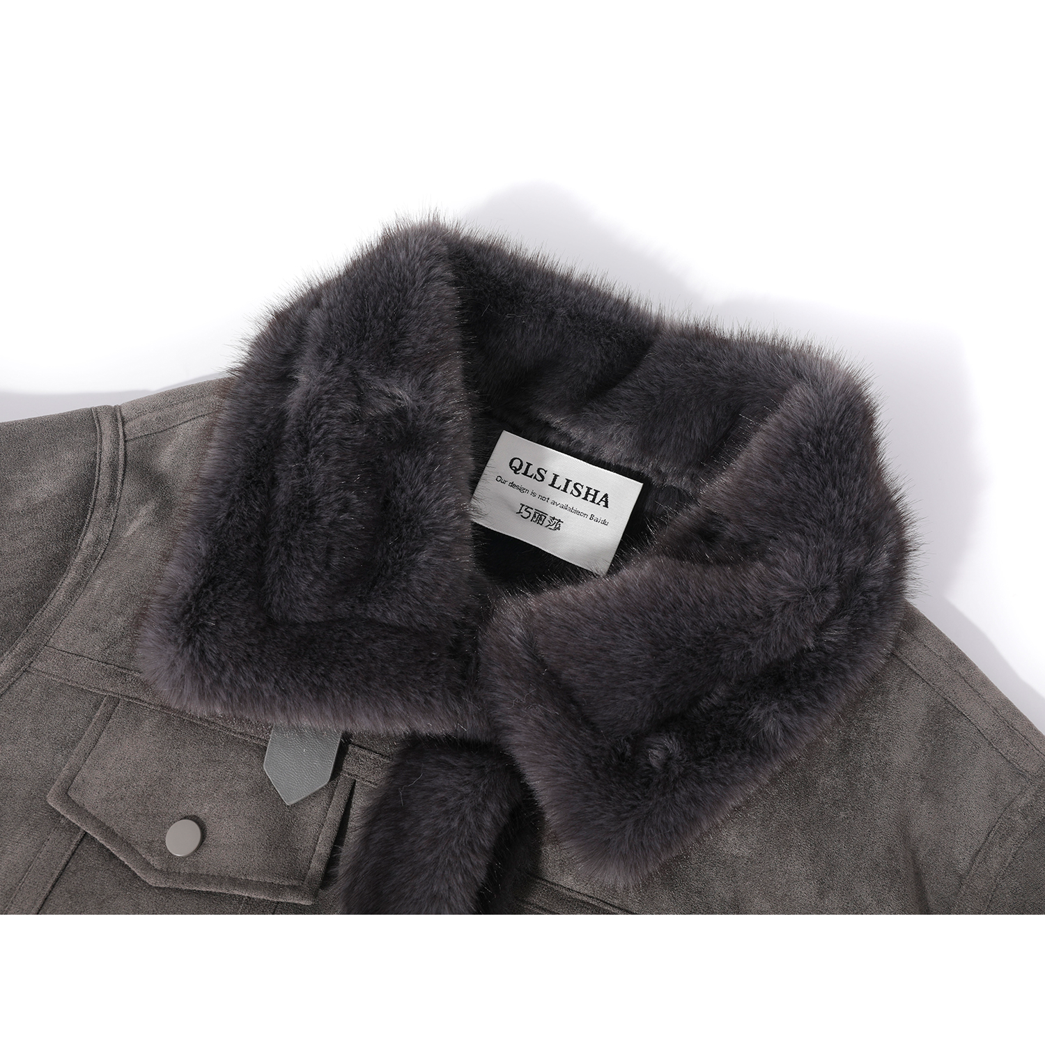 Cholisa-nın qadınlar üçün super şirin quzu yun paltosu, qırxılmış yun parçadan hazırlanmışdır, payız və qış üçün idealdır, çox yönlü və yüksək səviyyəli motosiklet stilindədir.