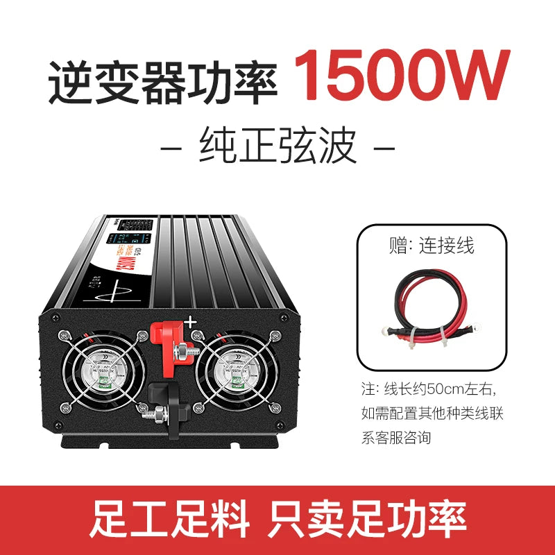 DC 60V/72V/96V - AC 220V 2000W/3000W/5000W Saf Sine Dalğa İnverteri
