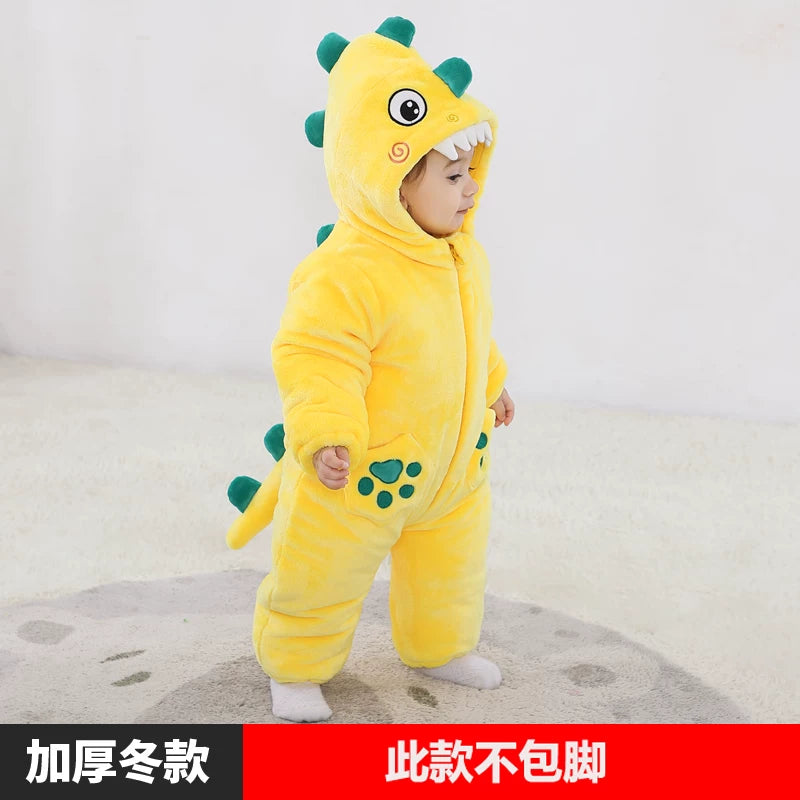 Körpə Yaz və Payız Topdan Dəsti, Dinozavr Pijamaları, Payız və Qış Körpə Romperləri, Super Şirin və Sevimli Geyimlər