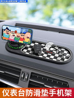 Avtomobil sürüşməyən döşəyi Yüksək temperatura davamlı Avto Avtomobil Dekorasiya Mərkəzi Konsolu Alət paneli Mobil Telefon Sabit Saxlama Məkanı Rezin Mat