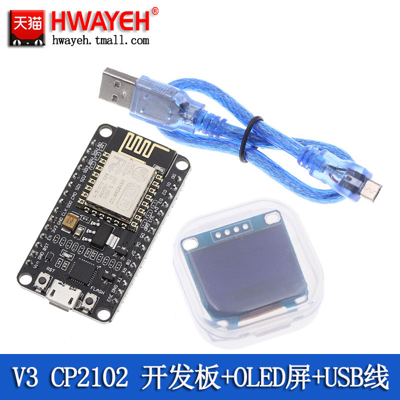 ESP8266 seriyalı wifi modulu NodeMCU Lua V3 inkişaf lövhəsi ESP-12 CH340 CP2102