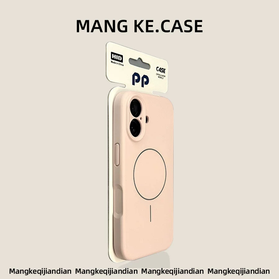 Apple 16promax mobil telefon üçün uyğun yeni 17 maye silikon tpu materialı iphone16pro kömür boz maqnit emiş yüksək səviyyəli 15 niş 14 lüks 13 sadə 12 cüt 3c sertifikatlı ip
