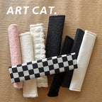 Art Cat Avtomobil Təhlükəsizlik Kəməri Çiyin Yastığı Qapağı Minimalist DIY Aşınmaya Qarşı Geyim Boğulmaya Qarşı Boyun Qoruyucu Qapaq Bütün İl Boyu Neytral