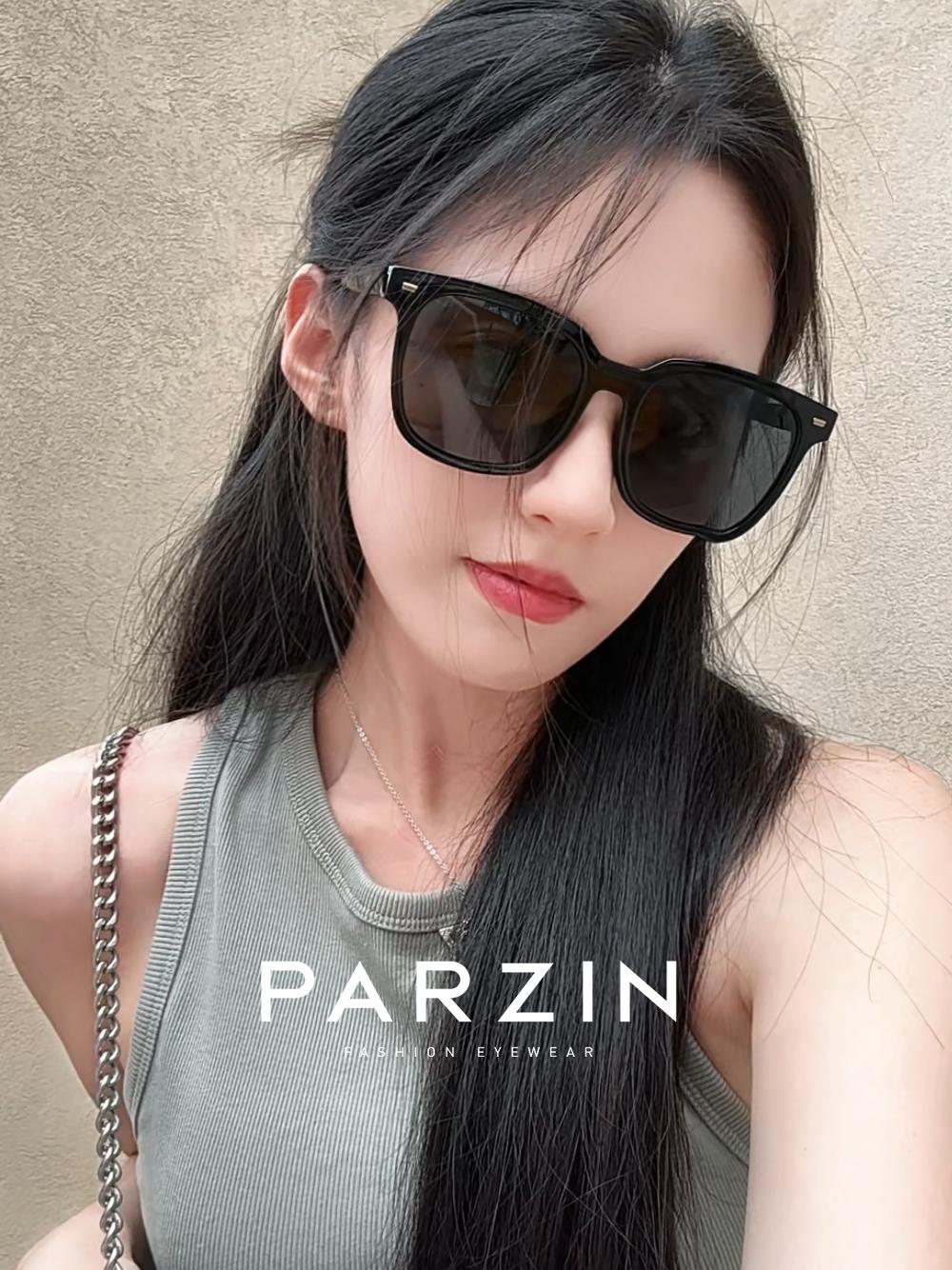 Parson və Fan Chengcheng eyni üslubda qadınlar üçün günəş eynəyi, günəşdən qoruyan, anti-UV, klassik qara super gün eynəkləri PZ92120