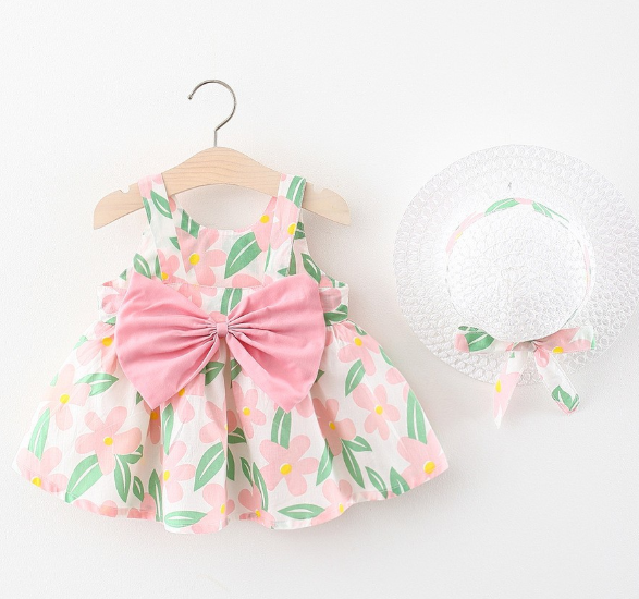 Qızlar üçün yay geyimləri körpə 1 1/2 yaşlı körpə geyimləri uşaqlar üçün