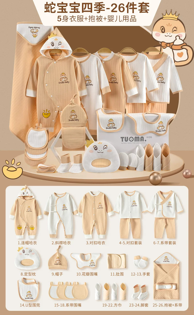 Körpə geyimləri, yeni doğulmuş körpələr üçün hədiyyə qutusu, təmiz pambıq dəsti, yeni doğulmuş körpələr üçün hədiyyələrin tam kolleksiyası, dolunay şənliyi və daha çox şey.