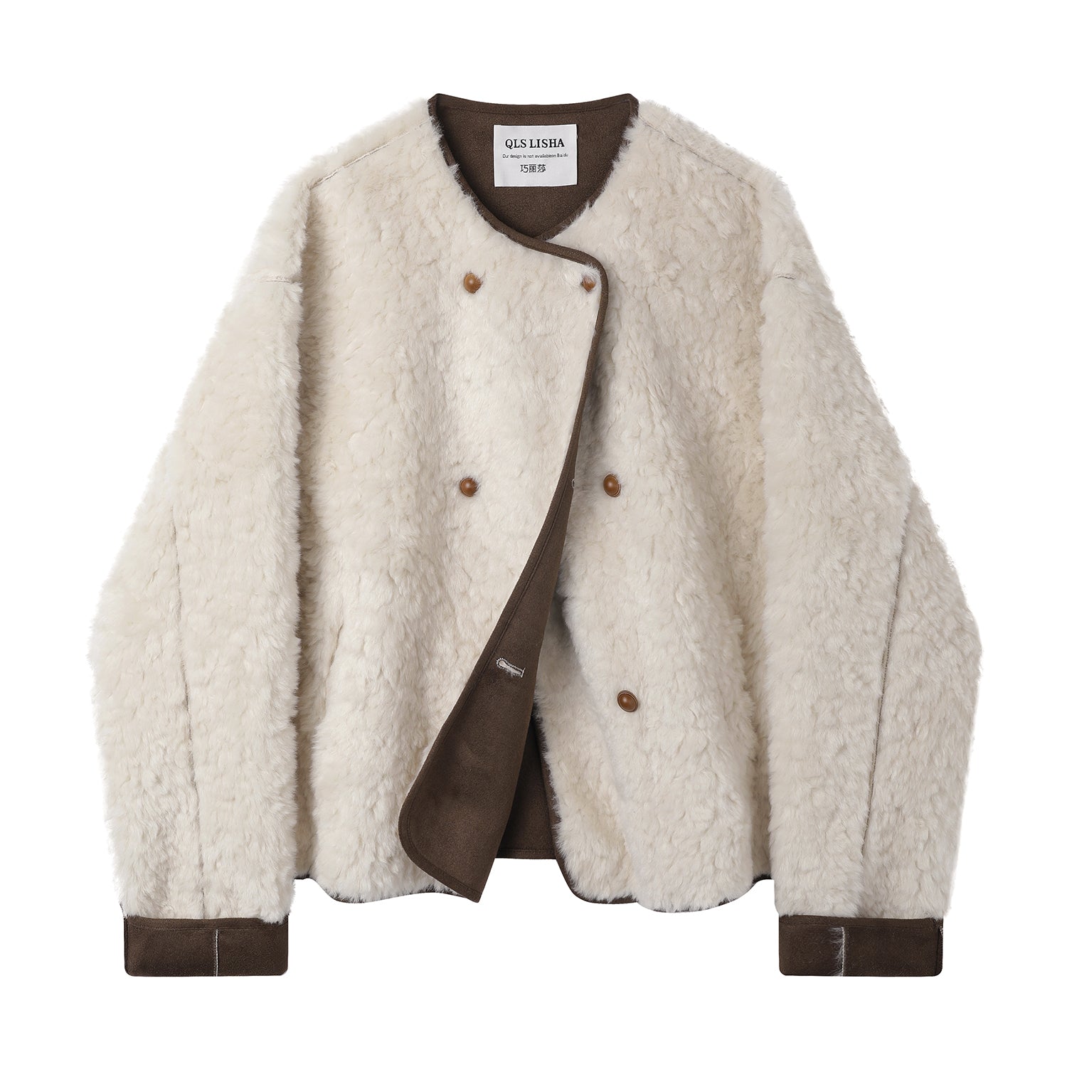 Cholisa'nın çox gözəl və yüksək səviyyəli qadın qış paltosu, 2025-ci ilin yeni modeli, bu ilin populyar və ən dəbli modeli, qırxılmış yun və xəzdən hazırlanmışdır.