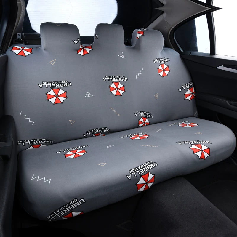 Universal five-seater car seat cushions and covers, breathable fabric, dustproof, elastic, fully enclosed, suitable for all seasons.
