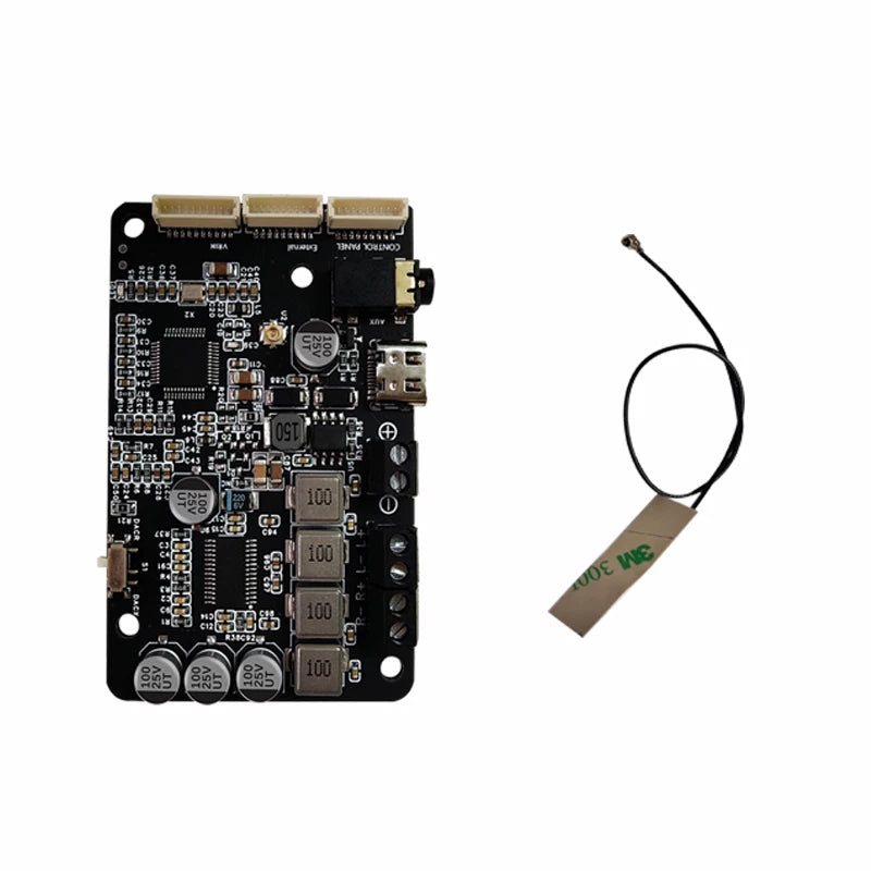Bluetooth 5.0dsp güc gücləndirici lövhəsi 2.0 stereo treble tənzimlənməsi tezlik bölgüsü hifi səs keyfiyyəti 40wx2 tənzimləməni dəstəkləyir