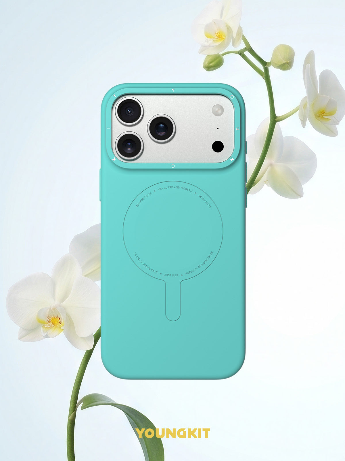 "Touch" Yuanqi iphone17promax mobil telefon qutusu üçün uyğundur yeni Apple 17pro maye silikon maqnit qoruyucu örtük 16 hər şey daxil olmaqla, düşməyə qarşı yumşaq qabıq Hava qadınların yüksək səviyyəli hissi