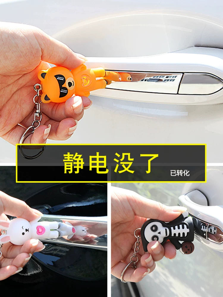Static eliminator, car antistatic bar, vehicle-mounted, winter-use key products that release static electricity on the human body