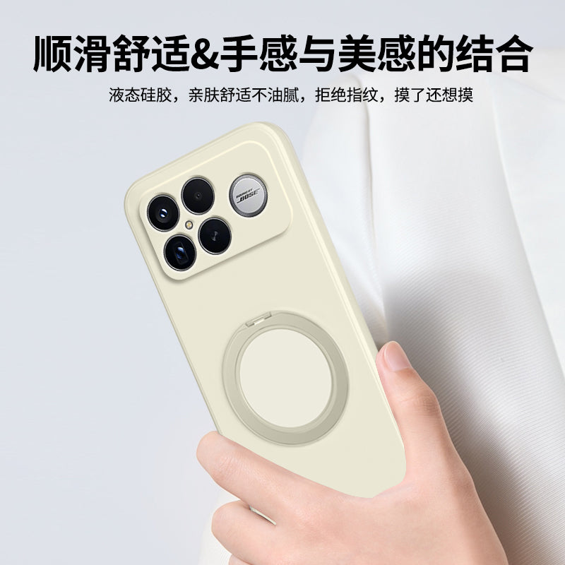Redmi K90 mobil telefon qutusu üçün uyğundur RedmiK90ProMax dayaq qutusu stendli qoruyucu örtük Redmi Xiaomi yeni lens hər şey daxil olmaqla, düşmə əleyhinə Pro kişi və qadın Max silikon seriyalı xüsusi çanta