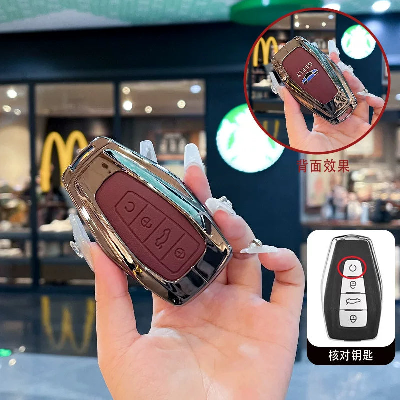 Geely Jiaji açar örtüyü, Geely Haoyue PRO, Xingyue L, Boyue, Binyue, Emgrand və Binrui avtomobil çantası klipləri üçün uyğundur