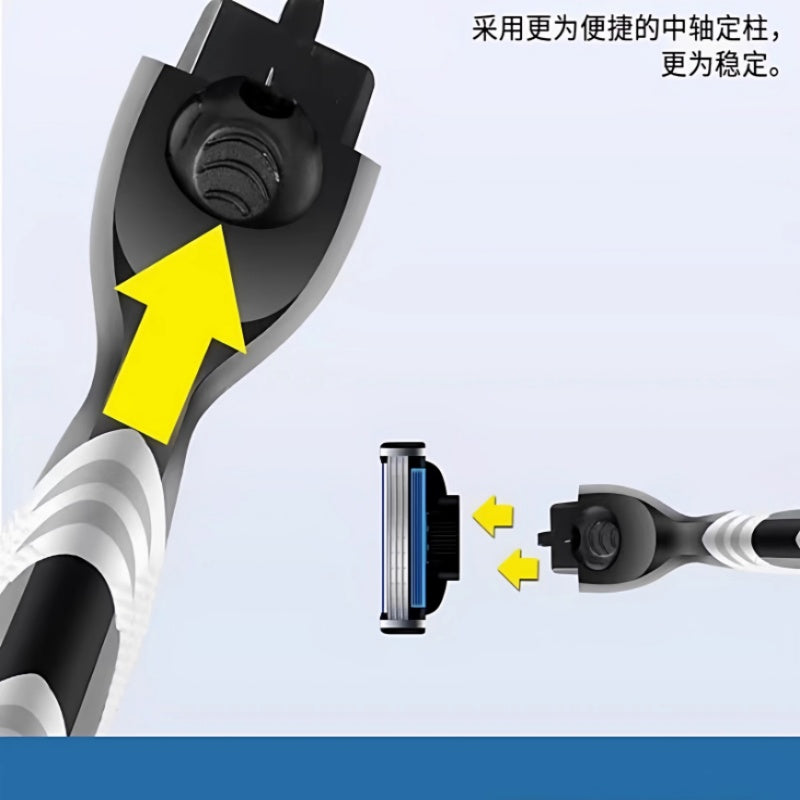 Gillette Sharp 3 üç qatlı kişi ülgücünün əl ülgücünün başının dəyişdirilməsi üçün uyğundur