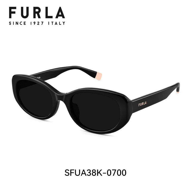 FURLA gün eynəyi qadın modası yüksək səviyyəli pişik gözü günəş eynəyi UV əleyhinə eynək SFUA38K