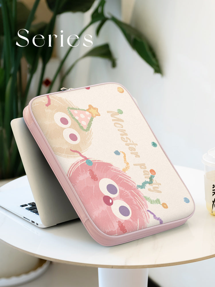 SUYA Suya sevimli cizgi filmi noutbuk çantası Huawei matebook 14 düymlük Apple macbookair/neo13 Xiaoxin 15.6 qoruyucu örtük planşet ipad saxlama çantası üçün uyğundur