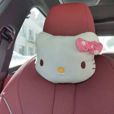 Sevimli Karikatura Kitty Pişik Avtomobil Başlığı Boyun Yastığı Bütün İl Boyu Avtomobil Yastığı Yastığı Boyun Yastığı Avtomobil Dekorasiyası