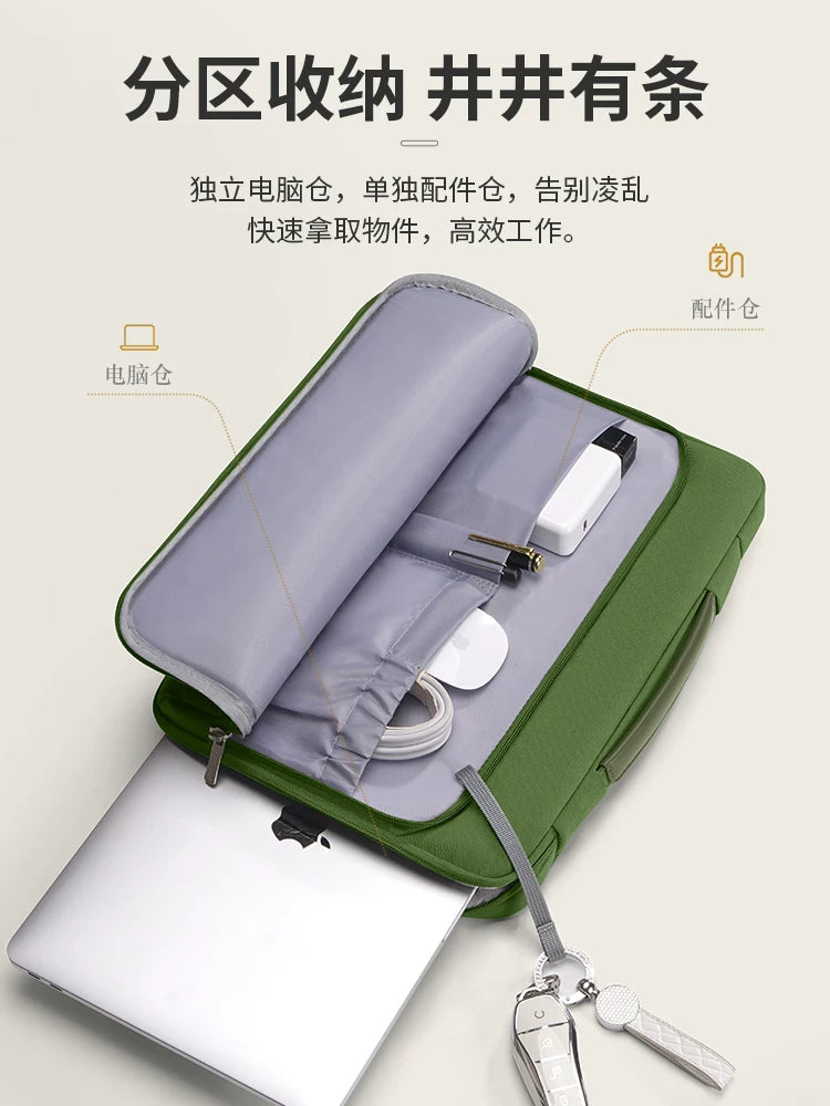 2026 yeni portativ noutbuk çantası Huawei matebook Lenovo 14 düymlük qadın Apple macbook Xiaoxin air13.3 liner pro15.6 Dell 16 kişi M4 qoruyucu örtük