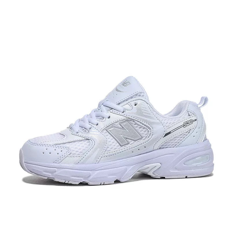 Yaz və Payız 530 Ata Ayaqqabısı Kişilər üçün Gündəlik Qalın Dabanlı Torlu Nəfəs Alınan İdman Ayaqqabıları Qadınlar üçün Çoxfunksiyalı Cütlük Qaçış Ayaqqabıları