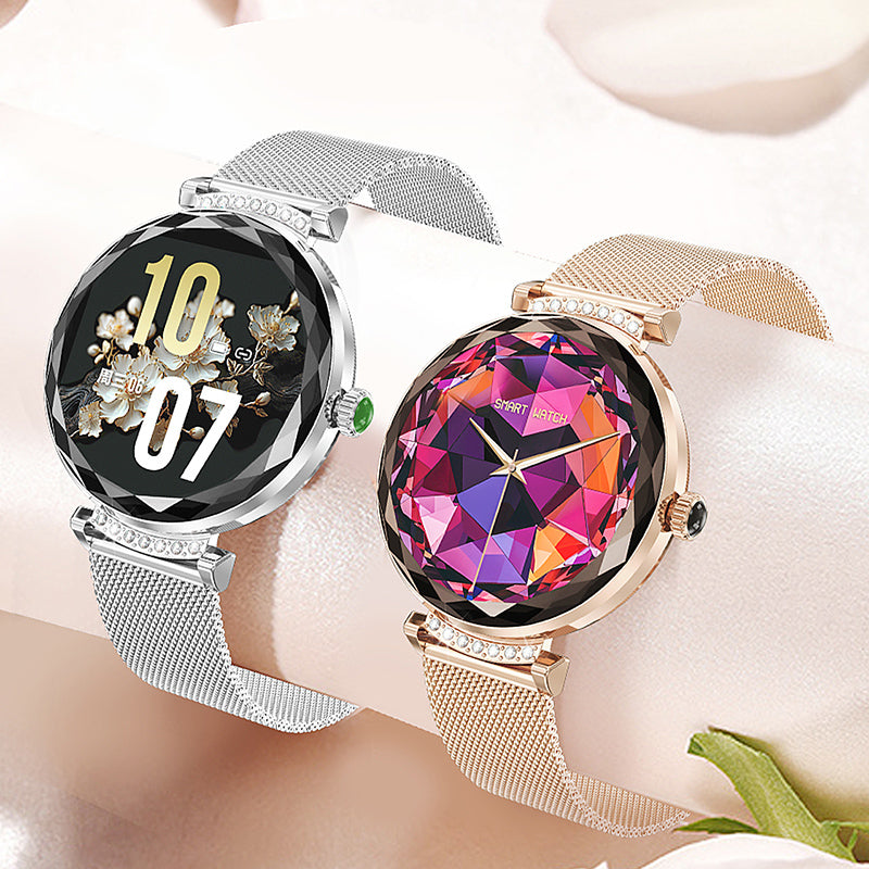 Yeni ağıllı saat, qadın qan təzyiqi qolbağı, ürək dərəcəsi, yuxu, addımölçən, Bluetooth zəngi, çox funksiyalı, idman və sağlamlıq