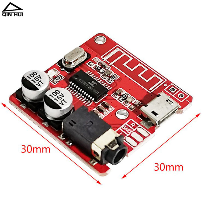 Bluetooth 5.0 audio qəbuledici dekoder lövhəsi avtomobil simsiz pleyeri diy yüksək keyfiyyətli audio qutunun modifikasiyası aksesuarları