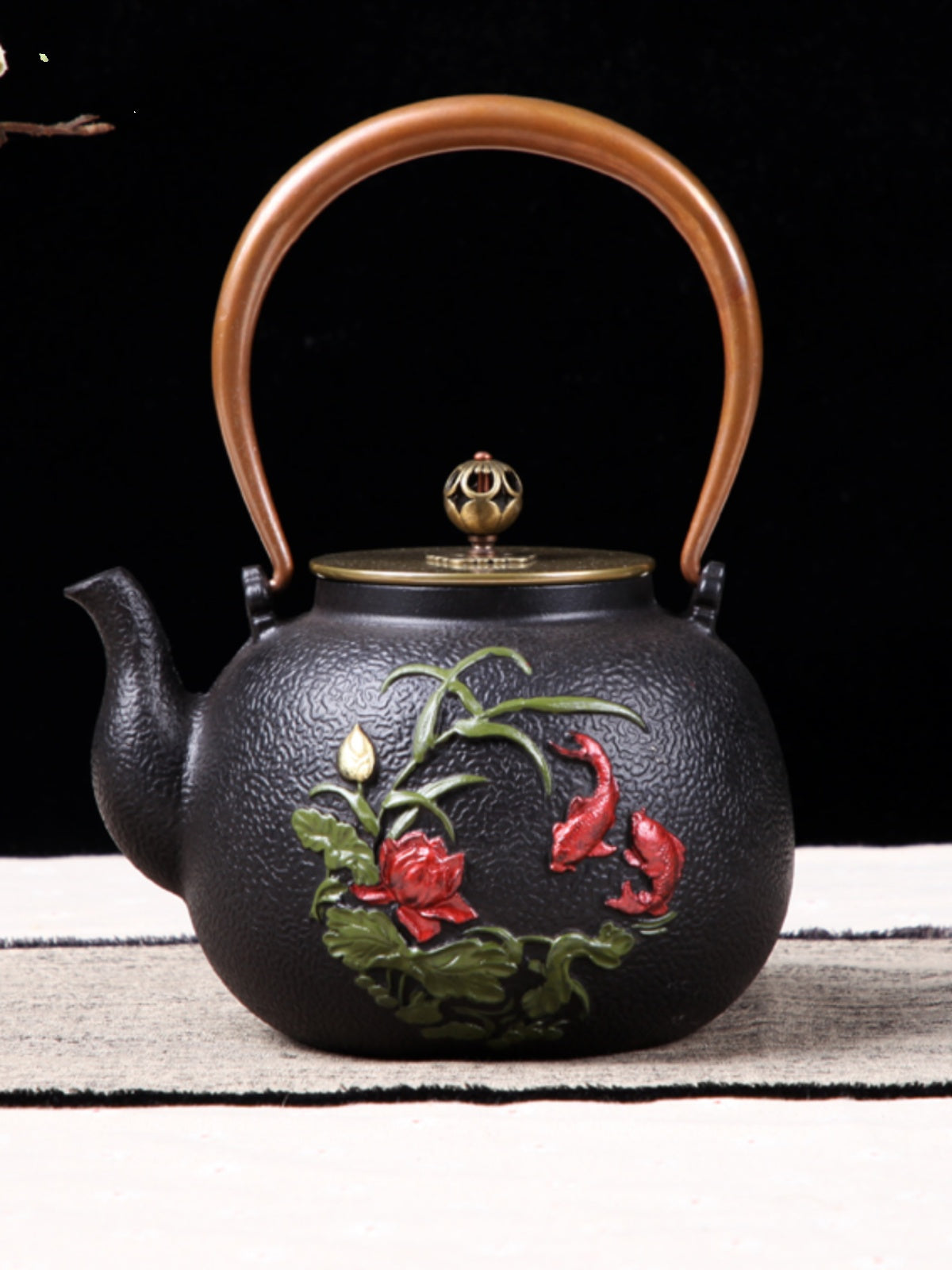 Jinjingtang çuqun çaydanı, çuqun çaydanı, çaydanı, çaydanı, karbon sobası, elektrik keramika sobası, çaydanı - 2
